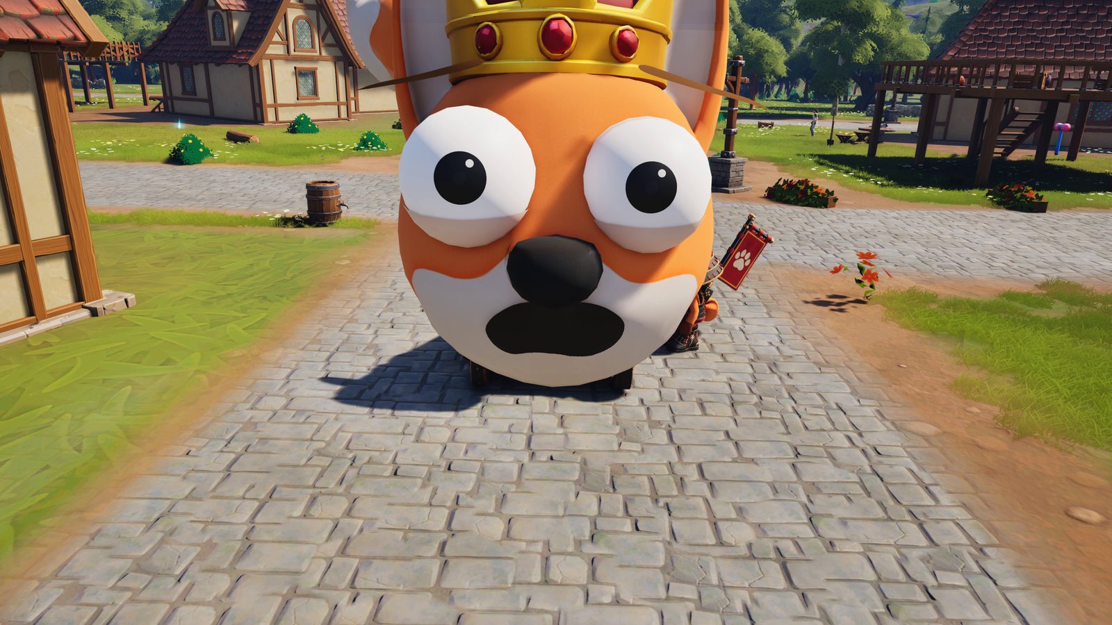 Foxalot screenshot: A fox flies straight at the camera
